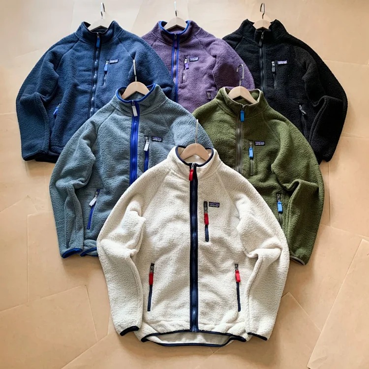 Outdoor fleece lamb wool men's warm cardigan stand collar zipper jacket niche from OutfitReps